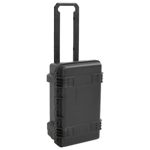 Transportabel flightcase 55x35x22,5 cm PP sort