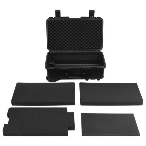Transportabel flightcase 55x35x22,5 cm PP sort