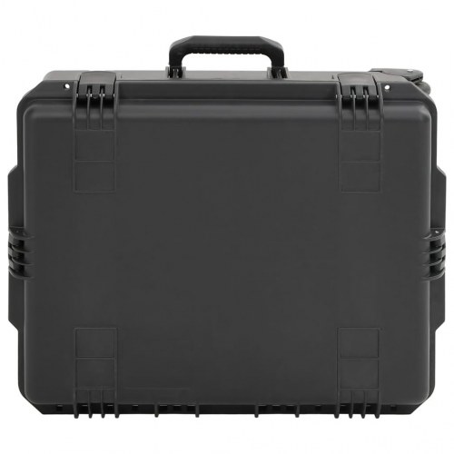 Flightcase med skumindsats 62,5 x 50 x 28,5 cm - sort