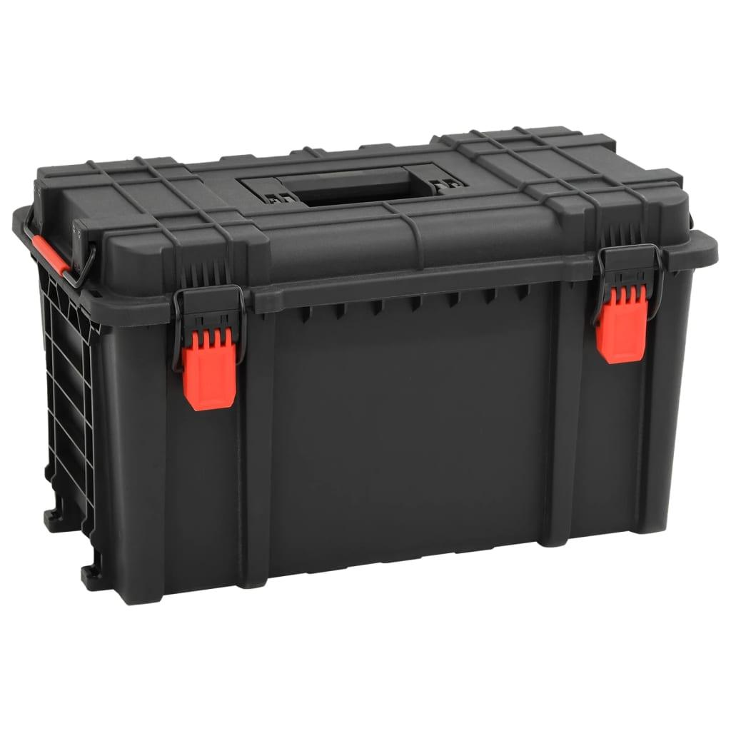 Transportabel flightcase 57x35x32,5 cm PP sort