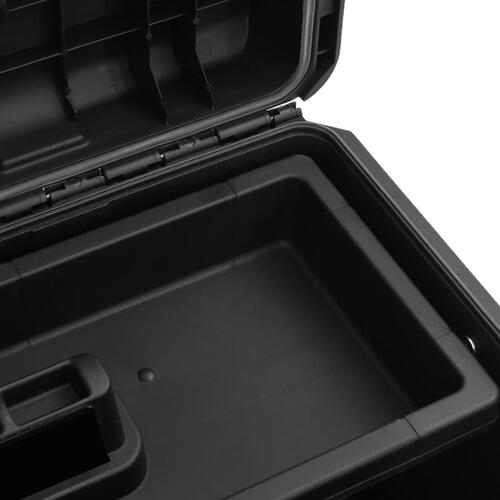 Transportabel flightcase 57x35x32,5 cm PP sort