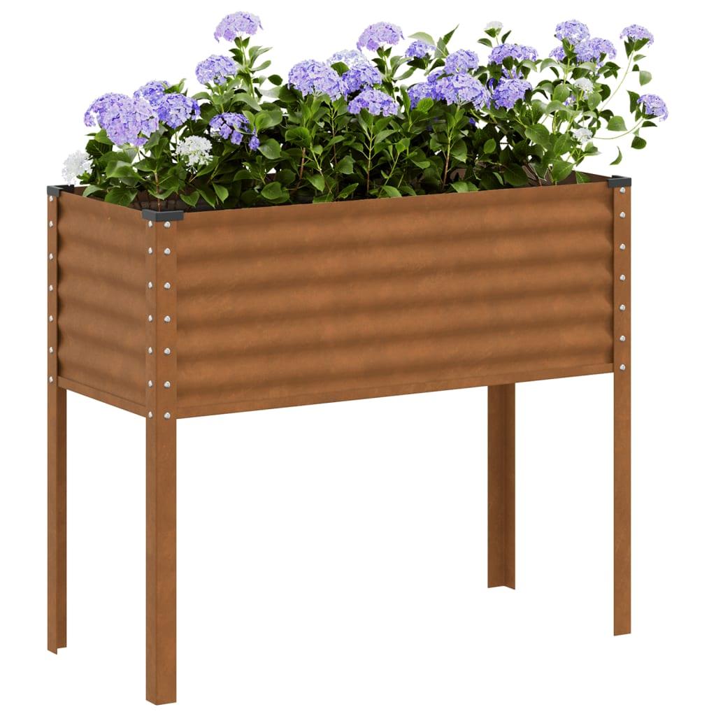 Plantekasse 100x41x90 cm cortenstål