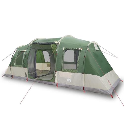 4-personers campingtelt vandafvisende grøn