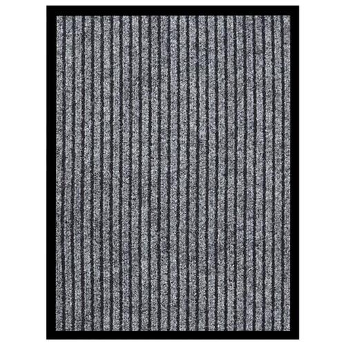 Dørmåtte 40x60 cm stribet grå
