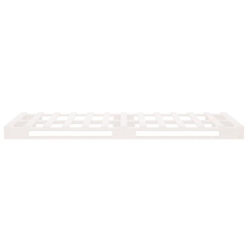 Palleseng 90x200 cm massivt fyrretræ hvid
