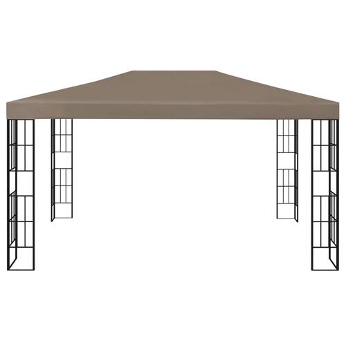 Pavillon 4x3 m gråbrun