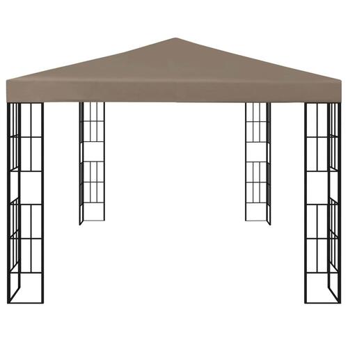 Pavillon 4x3 m gråbrun