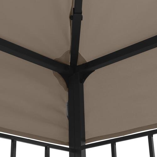 Pavillon 4x3 m gråbrun