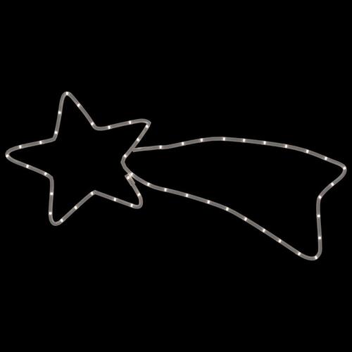 Stjerneskud 3 stk. 65x28 cm 48 LED'er varmt hvidt lys
