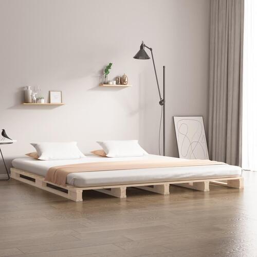 Palleseng 160x200 cm massivt fyrretræ