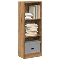 Bogreol 40x24x109 cm konstrueret træ egetræsfarve