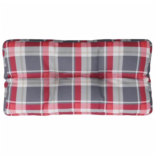Pallehynde 80x40x12 cm stof rødternet