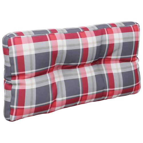Pallehynde 80x40x12 cm stof rødternet