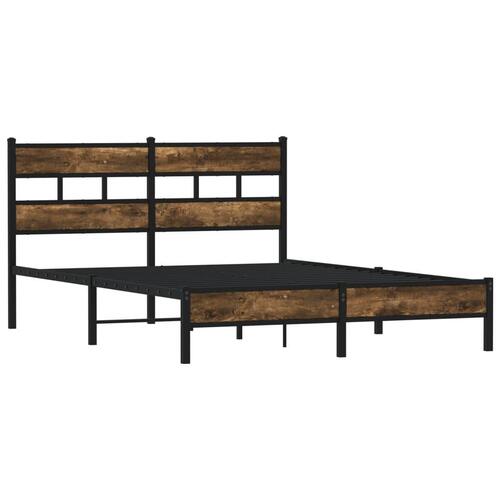 Sengeramme m. sengegavl 160x200 cm uden madras sonoma-eg