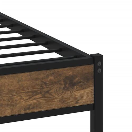 Sengeramme m. sengegavl 160x200 cm uden madras sonoma-eg