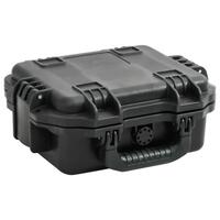 Transportabel flightcase 30x24,5x12,5 cm PP sort