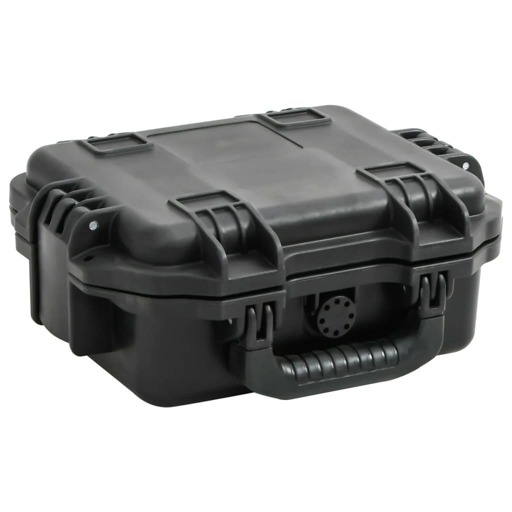 Transportabel flightcase 30x24,5x12,5 cm PP sort