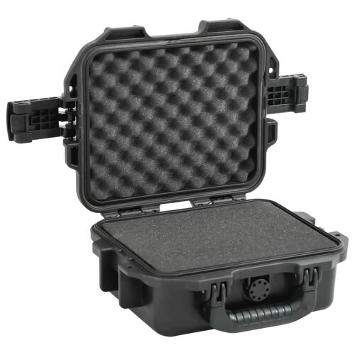Transportabel flightcase 30x24,5x12,5 cm PP sort
