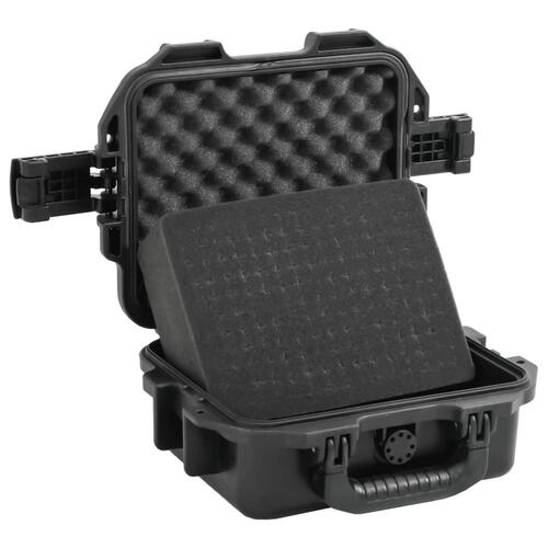 Transportabel flightcase 30x24,5x12,5 cm PP sort
