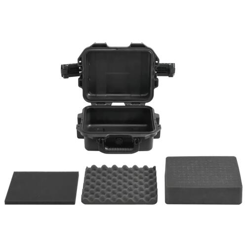 Transportabel flightcase 30x24,5x12,5 cm PP sort