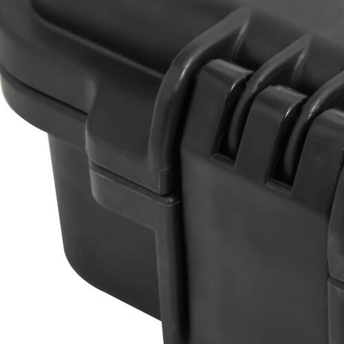 Transportabel flightcase 30x24,5x12,5 cm PP sort