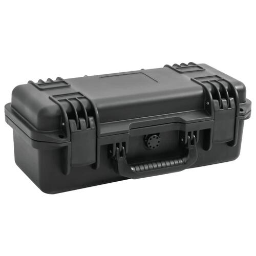 Transportabel flightcase 46,5x21,5x17,5 cm PP sort