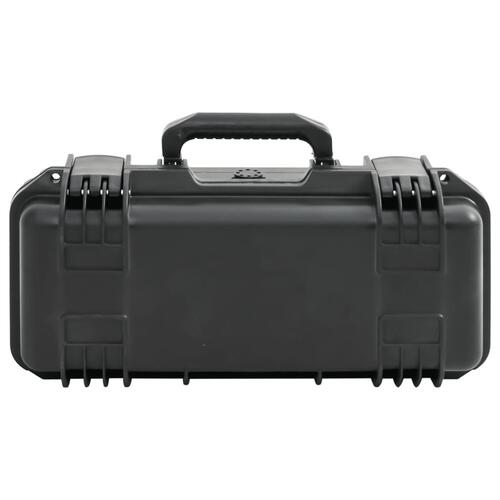 Transportabel flightcase 46,5x21,5x17,5 cm PP sort