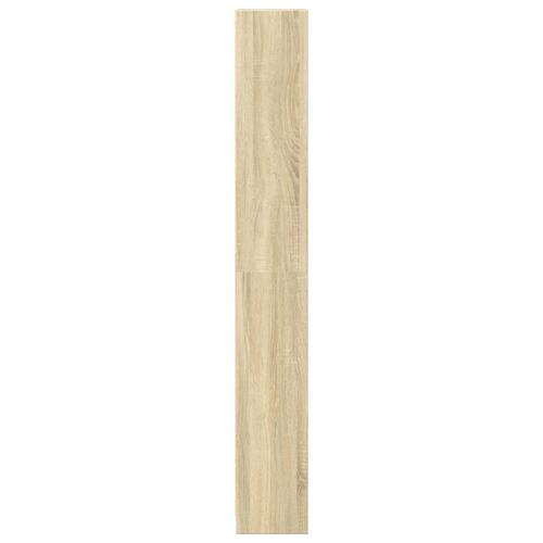 Bogreol 40x24x176 cm konstrueret træ sonoma-eg