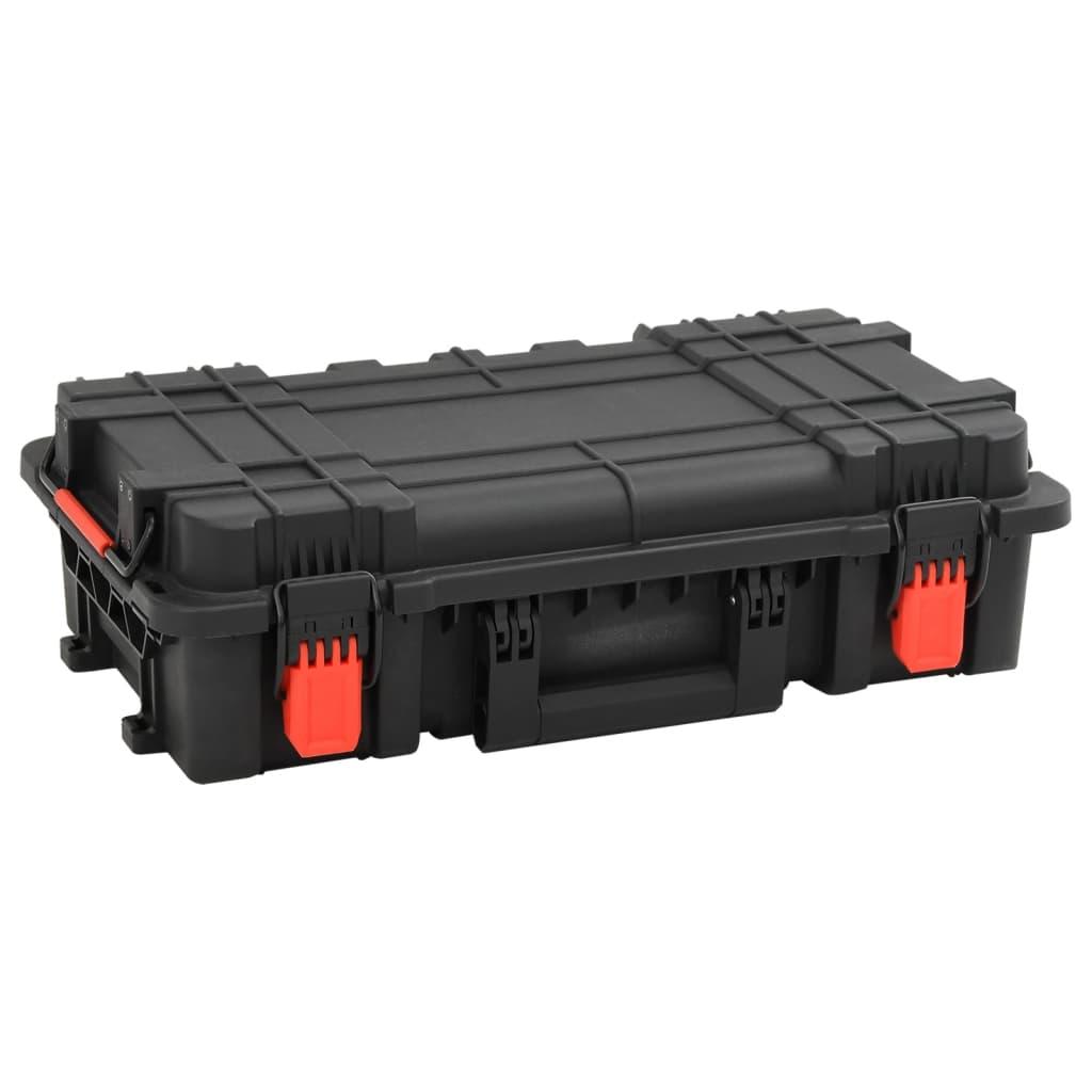 Transportabel flightcase 56,5x34x16 cm PP sort