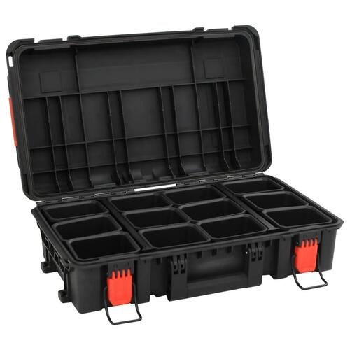 Transportabel flightcase 56,5x34x16 cm PP sort
