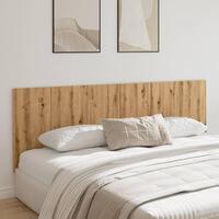 Sengegærde 240x1,5x80 cm konstrueret træ kunsteg