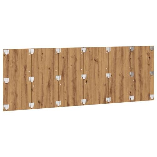 Sengegærde 240x1,5x80 cm konstrueret træ kunsteg