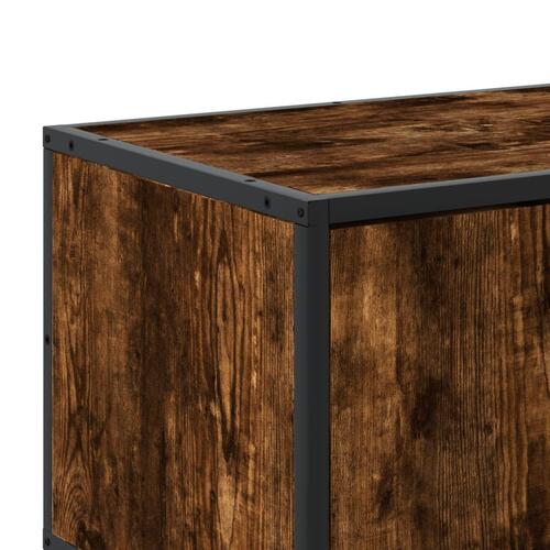 Tv-bord 180x35x41 cm konstrueret træ røget egetræsfarve
