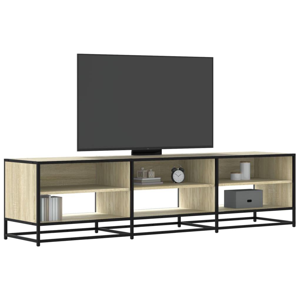 Tv-bord 180x40x46 cm konstrueret træ sonoma-eg billede