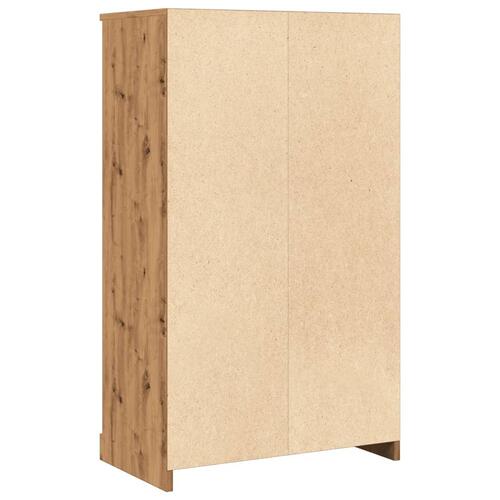 Skænk 60x35,5x103,5 cm konstrueret træ egetræsfarve