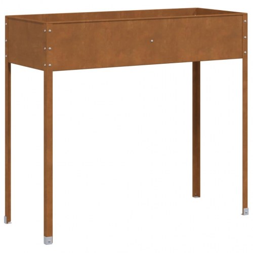 Plantekasse 100,5x40,5x90 cm cortenstål