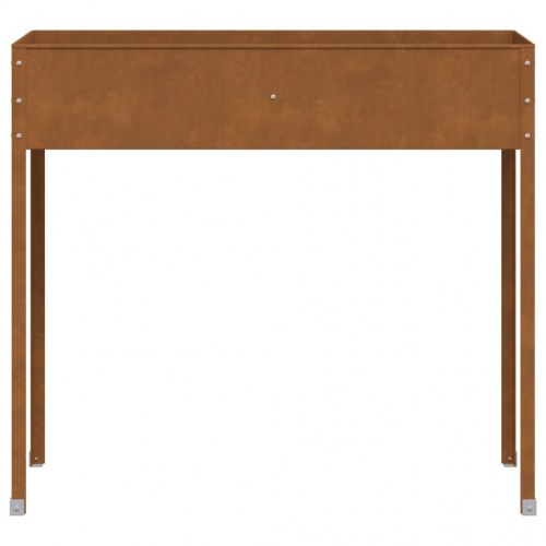 Plantekasse 100,5x40,5x90 cm cortenstål