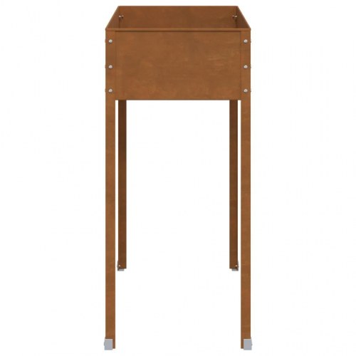 Plantekasse 100,5x40,5x90 cm cortenstål