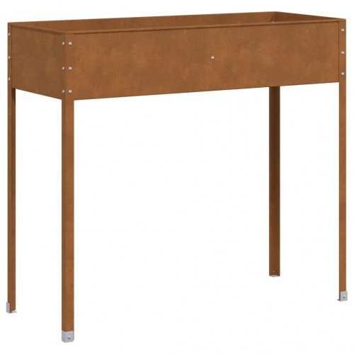 Plantekasse 100,5x40,5x90 cm cortenstål