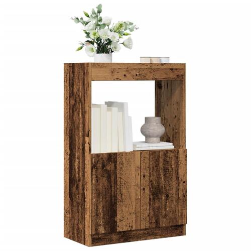 Skab 63x33x100 cm konstrueret træ antikt træ
