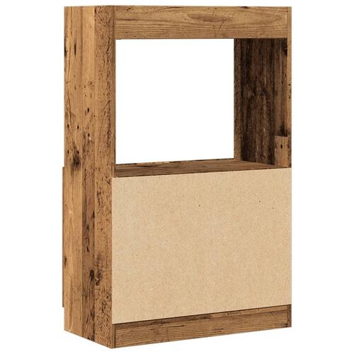 Skab 63x33x100 cm konstrueret træ antikt træ