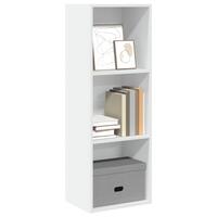 Bogreol 40x30x114 cm konstrueret træ hvid