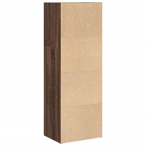 Bogreol 40x30x114 cm konstrueret træ brun egetræsfarve