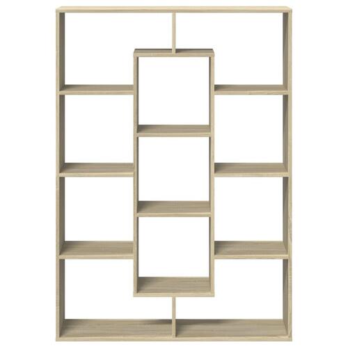 Bogskab 102x29x143 cm konstrueret træ sonoma-eg