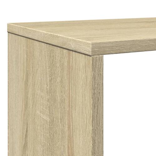 Bogskab 102x29x143 cm konstrueret træ sonoma-eg