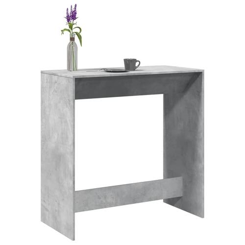Barbord 102x50x103,5 cm konstrueret træ betongrå
