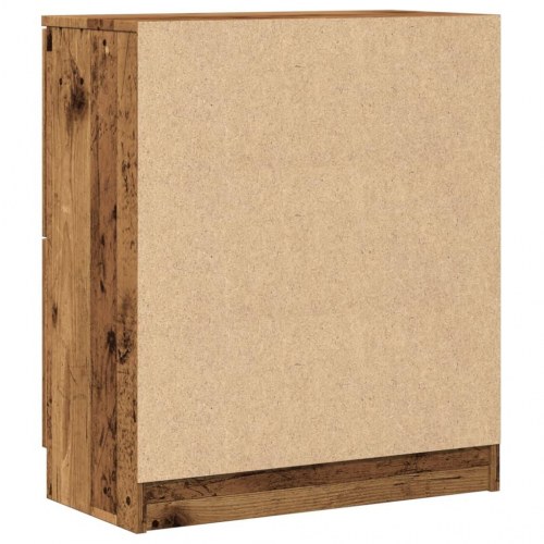 Skænk 60×30×70 cm i konstrueret træ - antikt trælook
