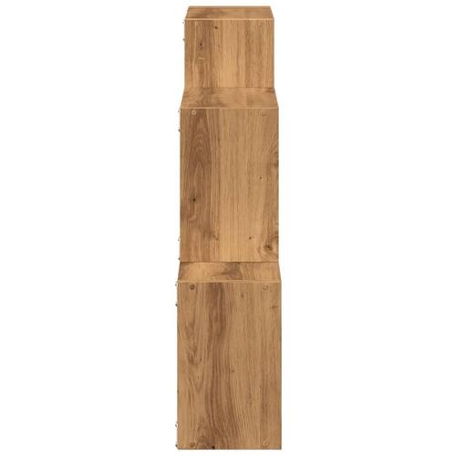 Vægskab 78x18x71 cm konstrueret træ kunsteg