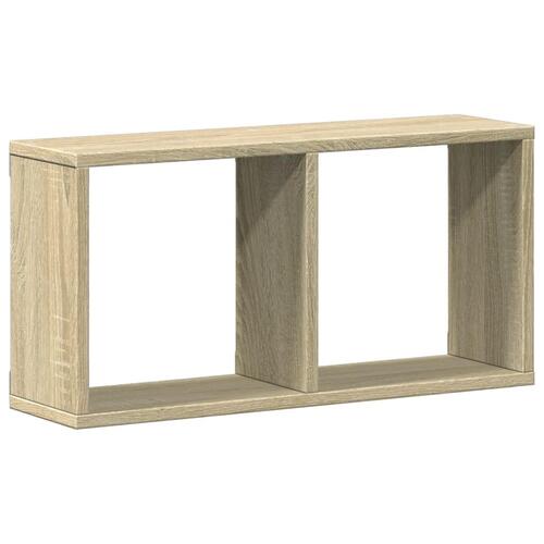 Vægskab 60x16x30 cm konstrueret træ sonoma-eg