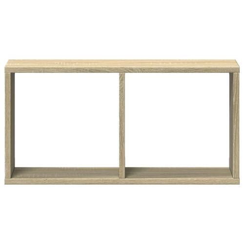 Vægskab 60x16x30 cm konstrueret træ sonoma-eg